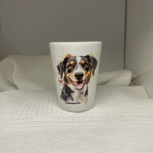 Schnapsglas Keramik "Welpenliebe"